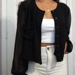 Guess sheer cardigan